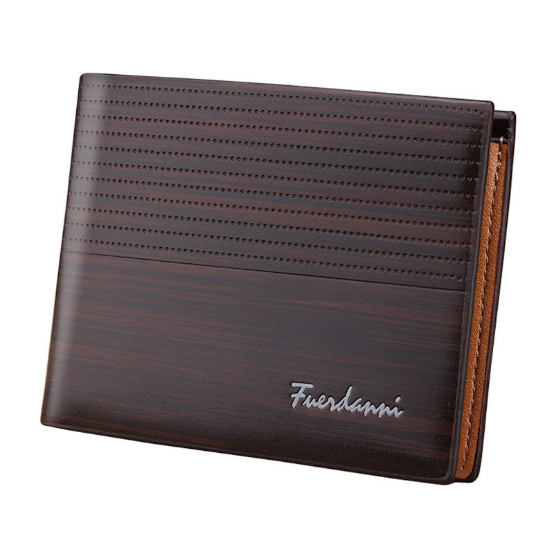 1pc Retro Style Men's PU Leather Wallet