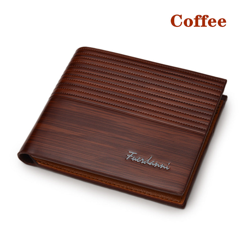 1pc Retro Style Men's PU Leather Wallet