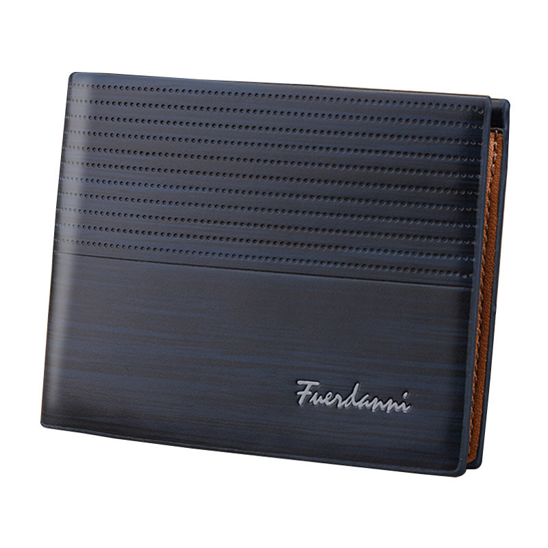 1pc Retro Style Men's PU Leather Wallet