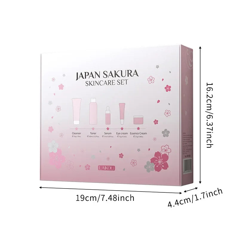 LAIKOU Sakura Kit Skin Care Sets Moisturizing and Reducing Fine Lines Skincare Set