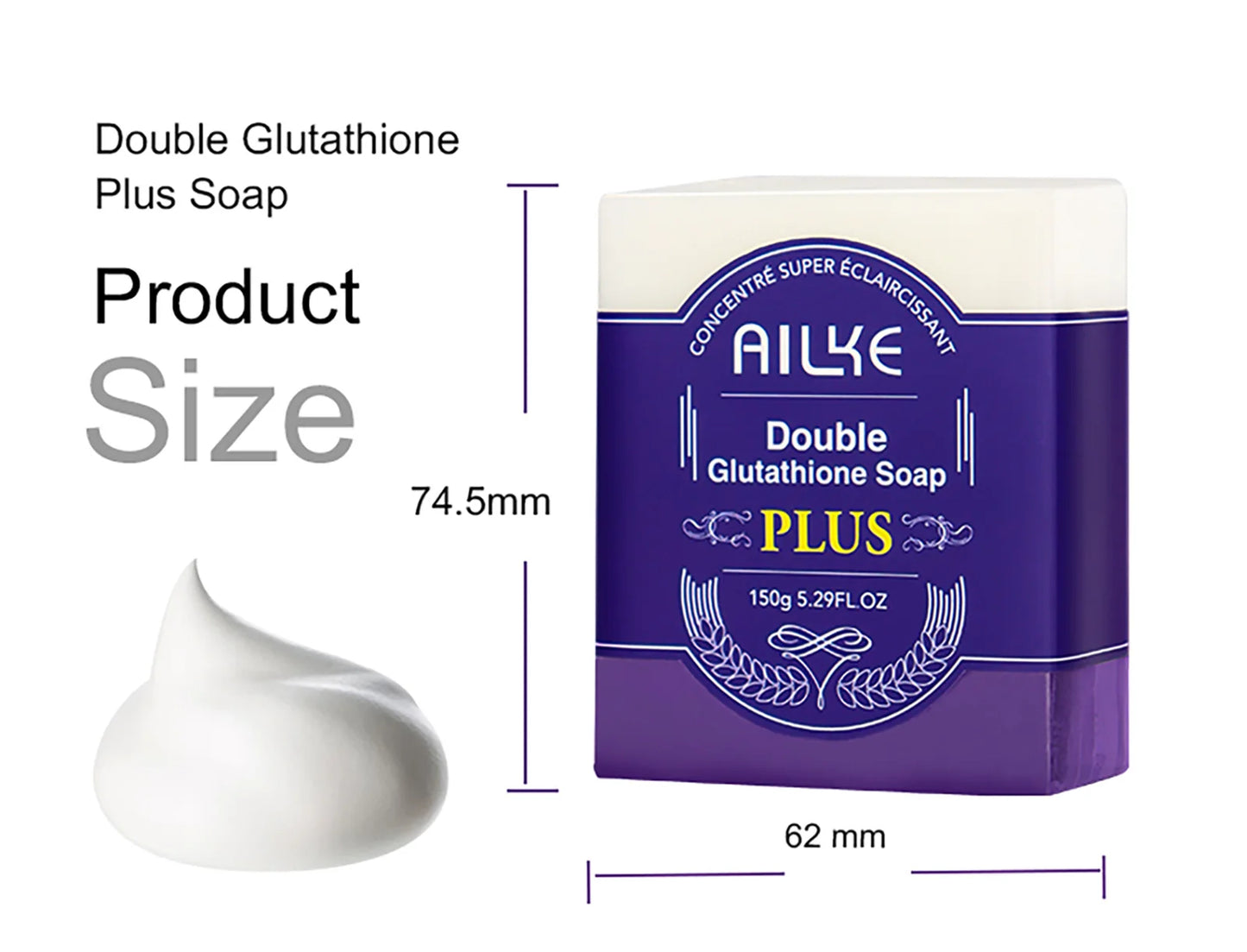 AILKE Skin Lightening Bleaching Cream, Remove Melanin, Black Spots, Cleaning, For Dark Skin, Black Skin, And Caramel Skin