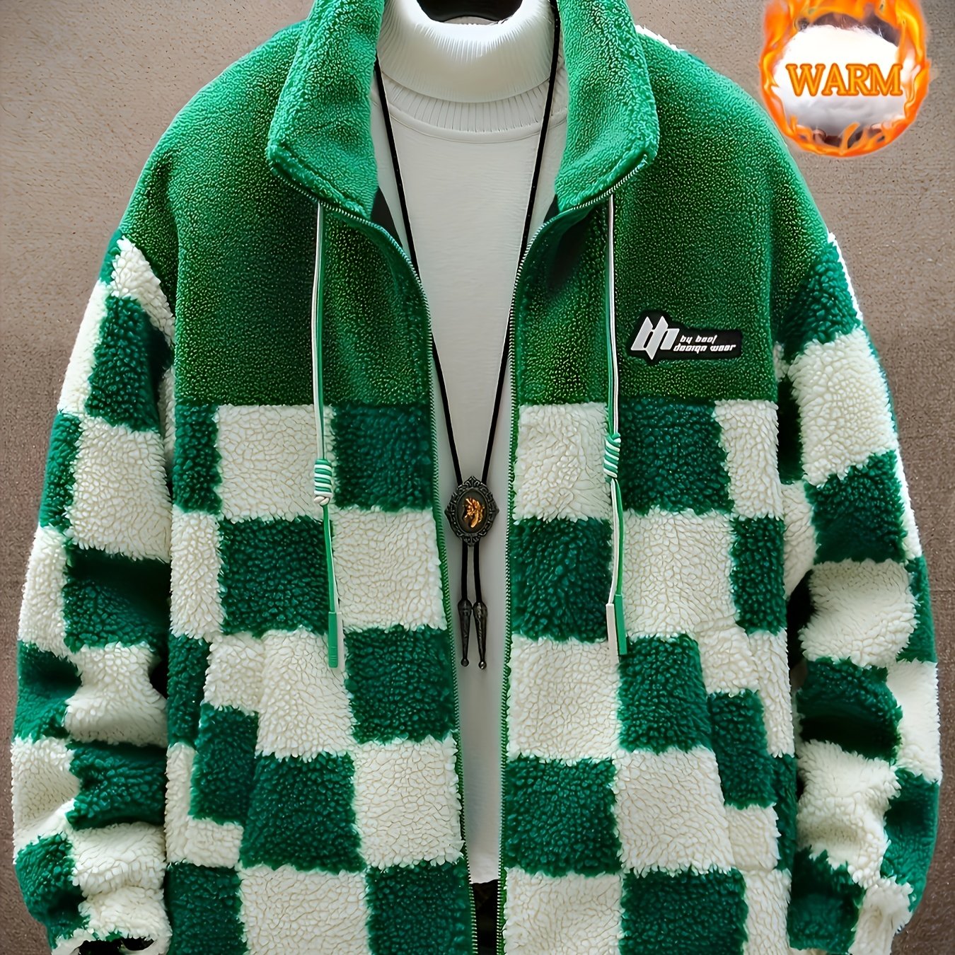 Men's Warm Thick Fleece Cardigan