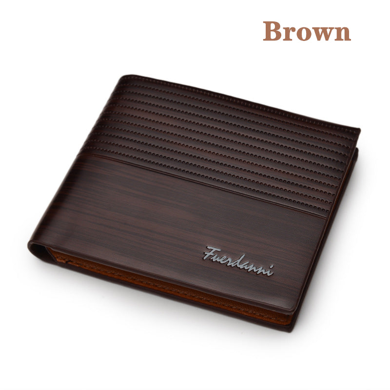 1pc Retro Style Men's PU Leather Wallet