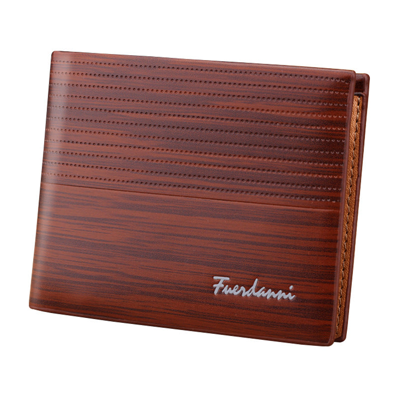 1pc Retro Style Men's PU Leather Wallet