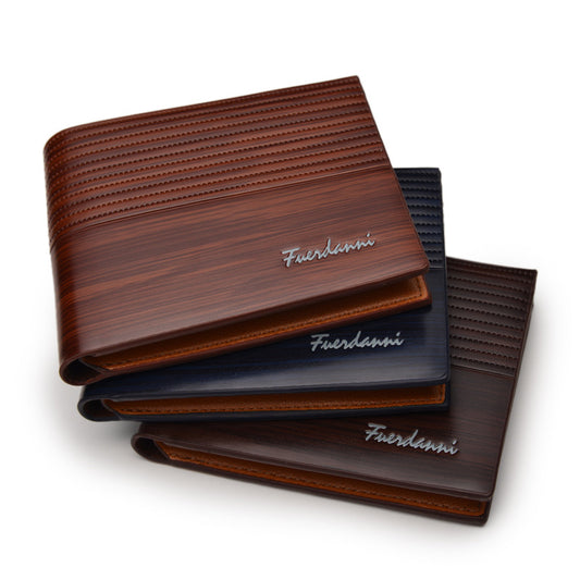 1pc Retro Style Men's PU Leather Wallet