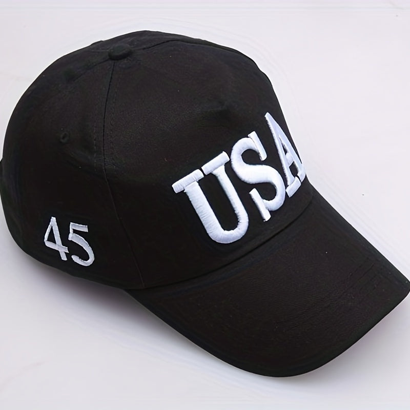 [INDUSTRY] Premium USA Themed Embroidered Cotton Baseball Cap