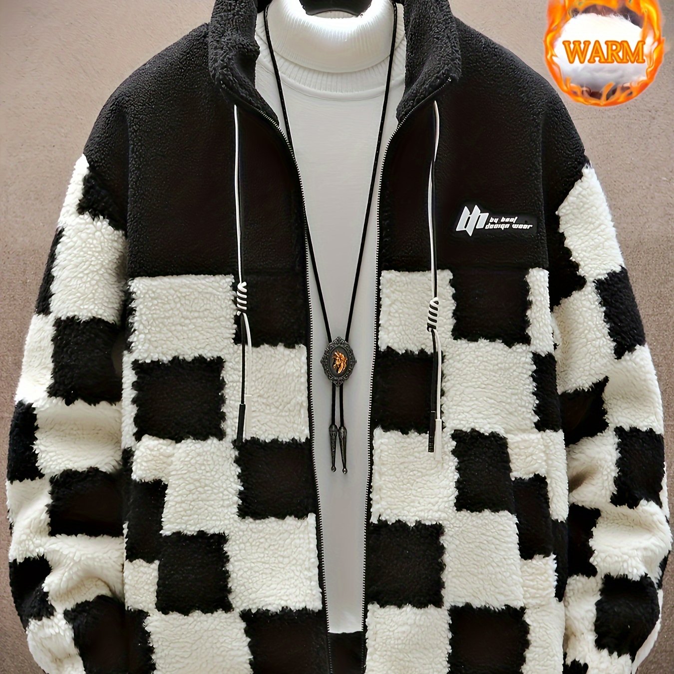 Men's Warm Thick Fleece Cardigan