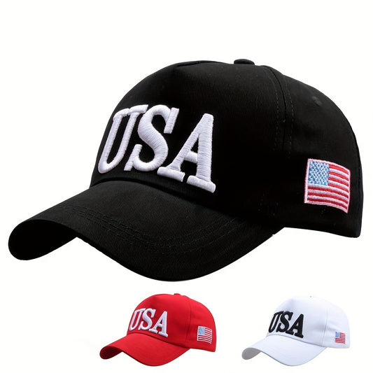 [INDUSTRY] Premium USA Themed Embroidered Cotton Baseball Cap