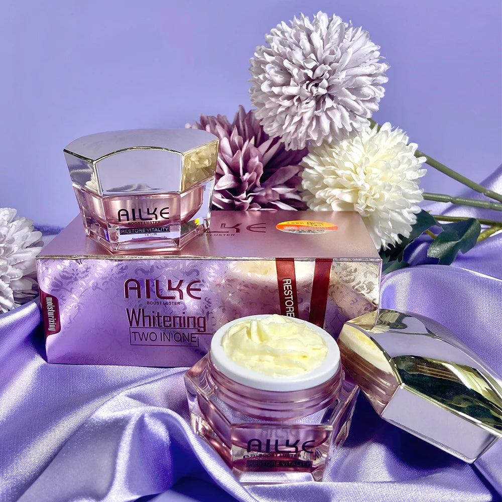 [INDUSTRY] AILKE Lightening Cream, Antioxidant, Glowing, Reduce Spots Whitening Set for All Skin Types