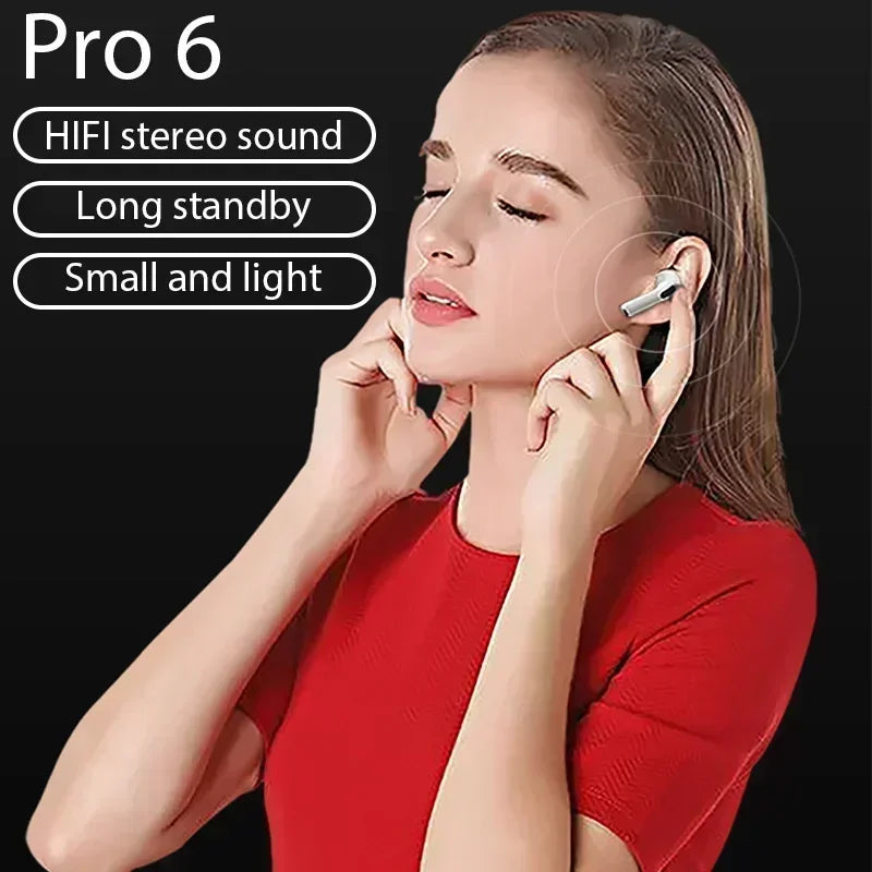 [INDUSTRY] Pro 6 TWS Wireless Bluetooth Headset