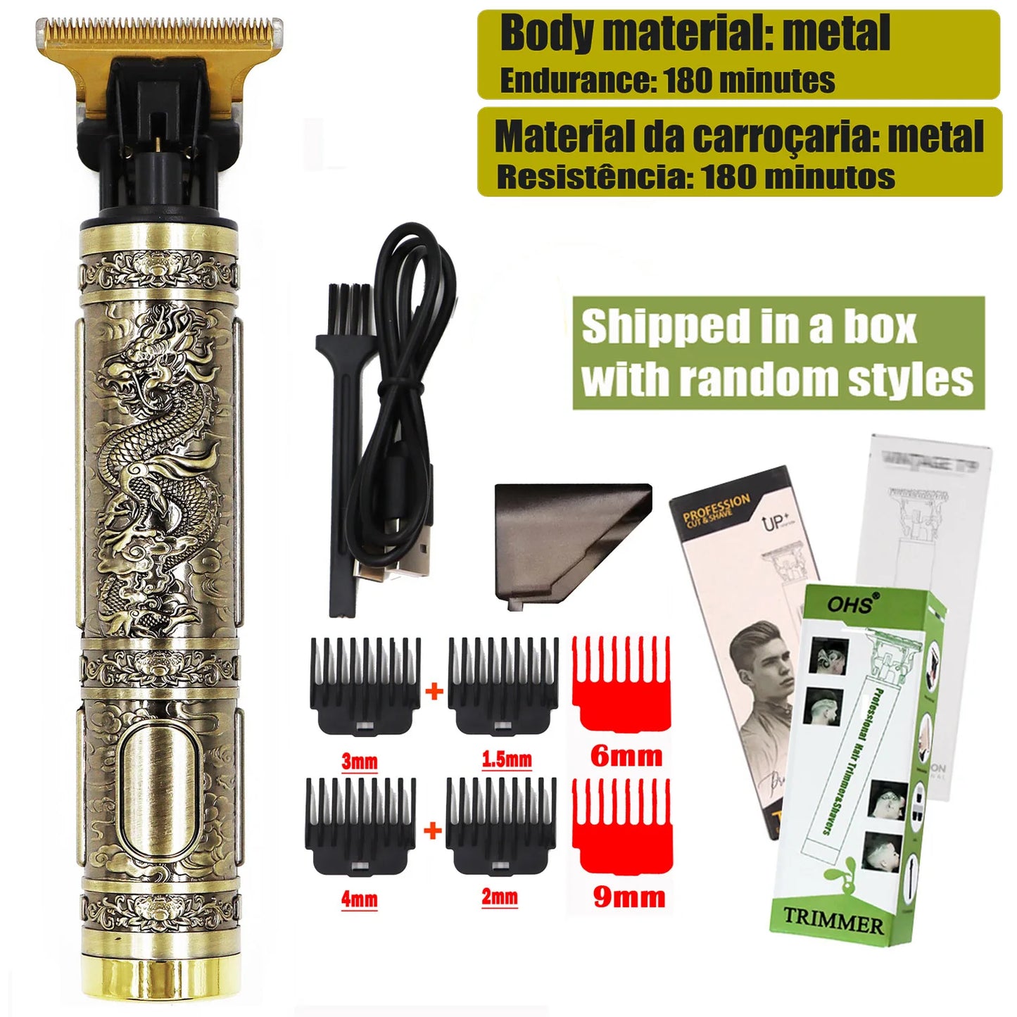 Hair Clipper  Body Hair Trimmer Men Haircut Machine 0mm Barber Shaver