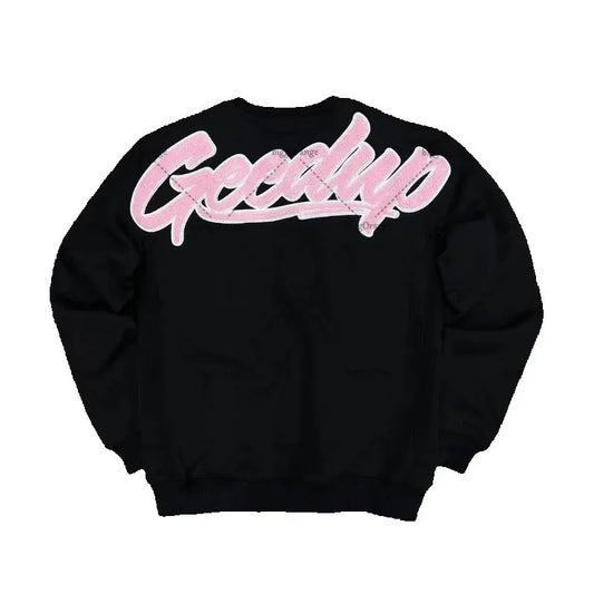 American New Retro Letter Embroidered Casual Loose Top Men 2025 Street Hip-hop Harajuku Y2K Fashion Oversized Sweatshirt Women