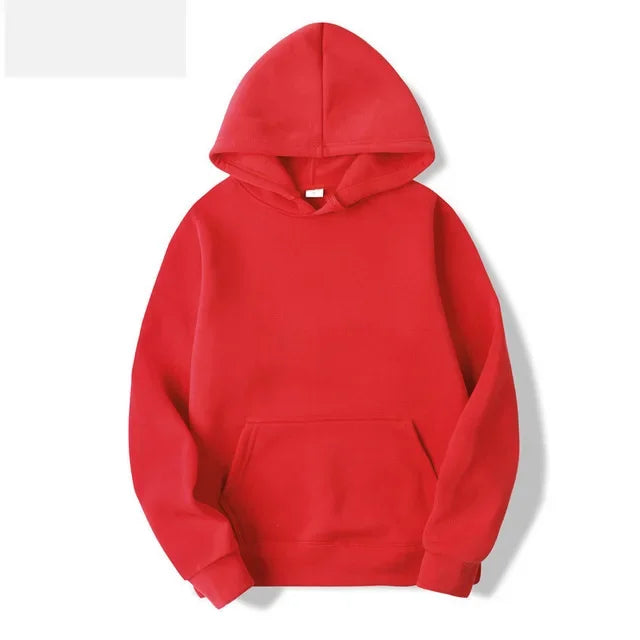 [INDUSTRY] Red Pullover Basic Hoodie