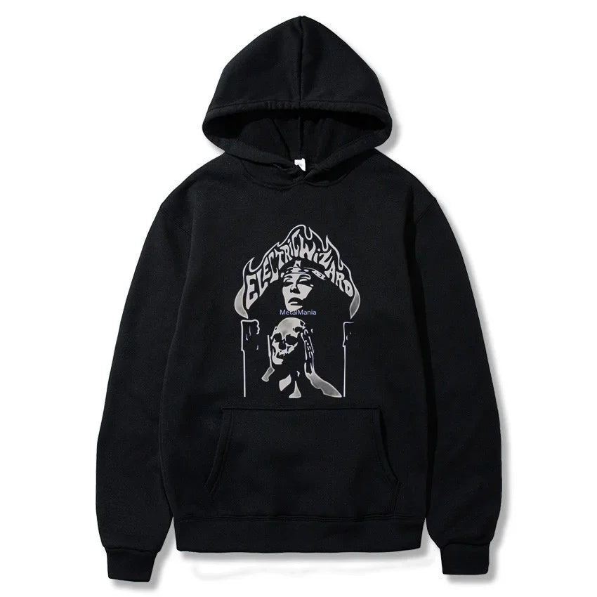 [INDUSTRY] Fleece Eletric Wizard Graphic Hoodie