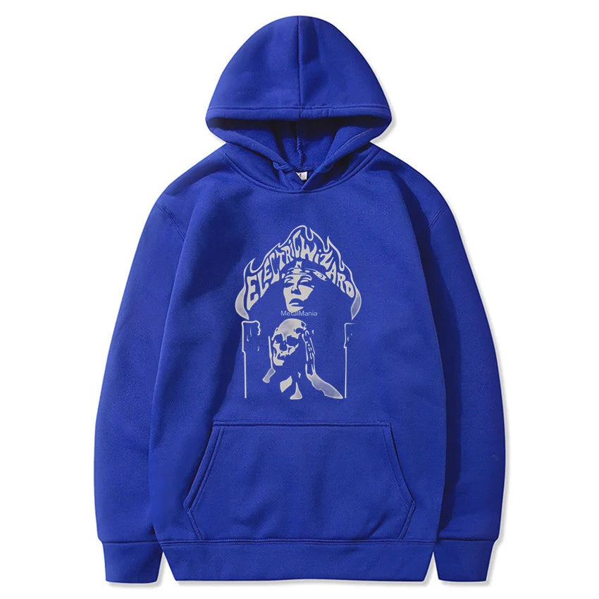 [INDUSTRY] Fleece Eletric Wizard Graphic Hoodie