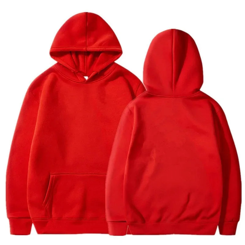 [INDUSTRY] Red Pullover Basic Hoodie
