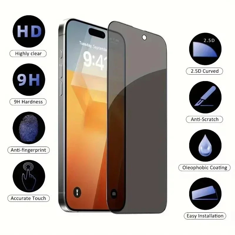 Full Cover Privacy Screen Protector For All iPhone