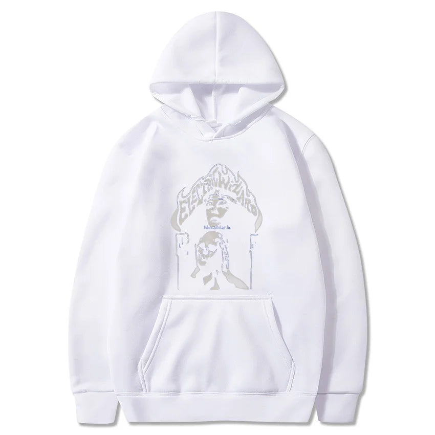 [INDUSTRY] Fleece Eletric Wizard Graphic Hoodie