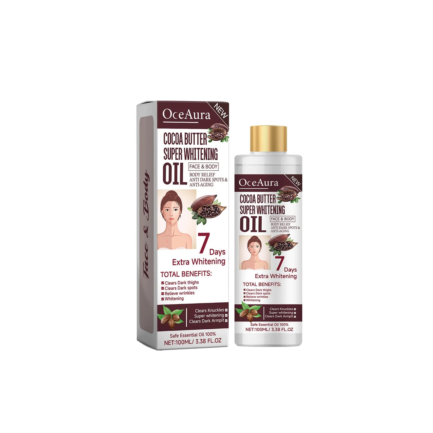 [INDUSTRY] Body Lightening Oil Remove Melanin Soothe Skin Brighten Turmeric Oils