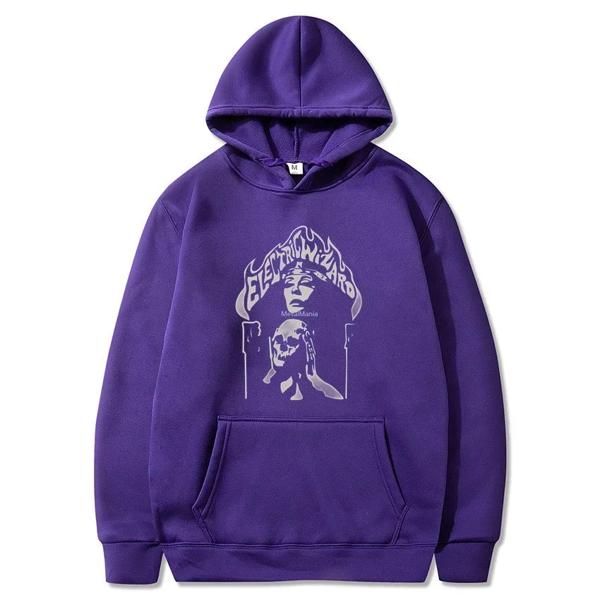 [INDUSTRY] Fleece Eletric Wizard Graphic Hoodie