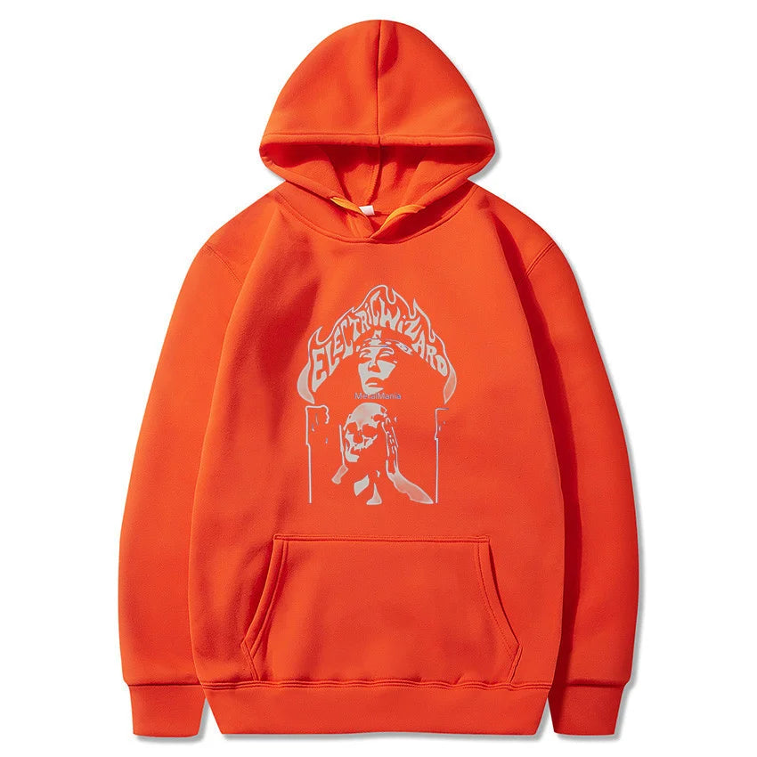 [INDUSTRY] Fleece Eletric Wizard Graphic Hoodie
