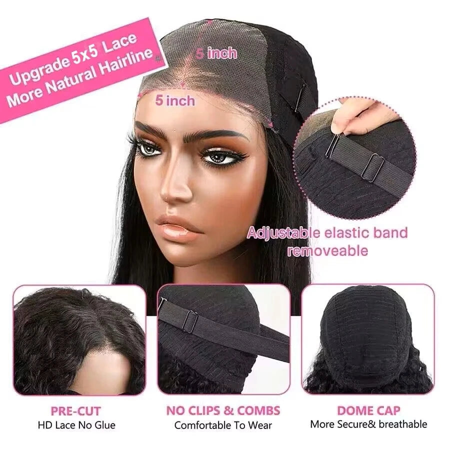 30 40 Inches Ready To Wear Pre-Cut Lace 13x4 Lace Front