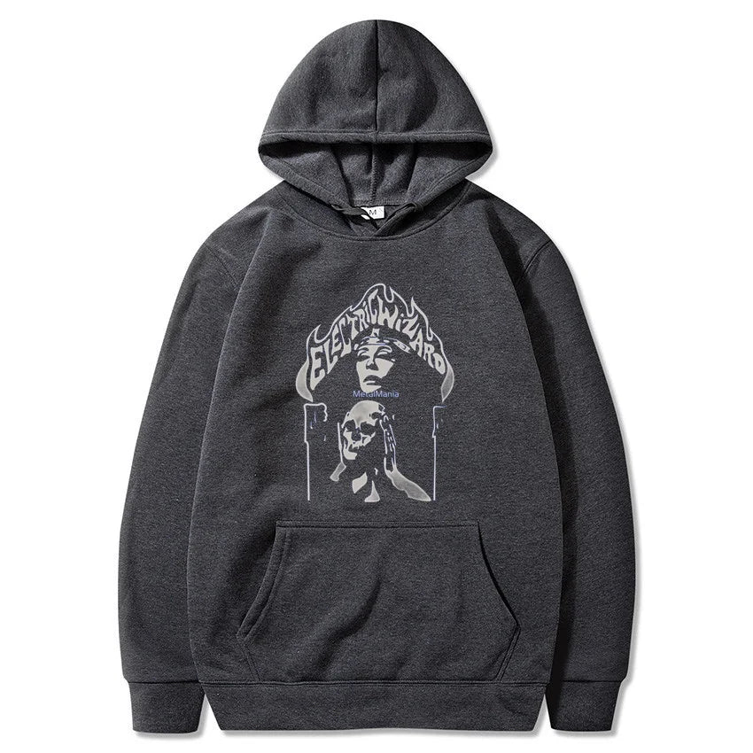 [INDUSTRY] Fleece Eletric Wizard Graphic Hoodie