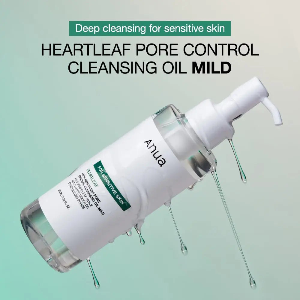ANUA Heartleaf Houttuynia Cordyceps Facial Cleansing Pores Deep Cleansing Makeup Remover Gentle and Non-irritating 200ml
