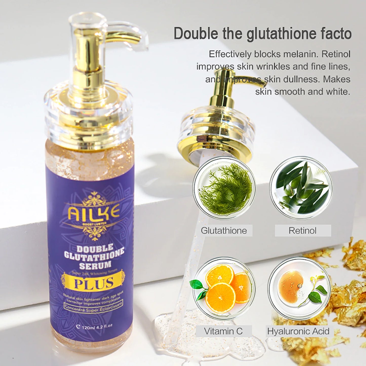 AILKE Skin Lightening Bleaching Cream, Remove Melanin, Black Spots, Cleaning, For Dark Skin, Black Skin, And Caramel Skin