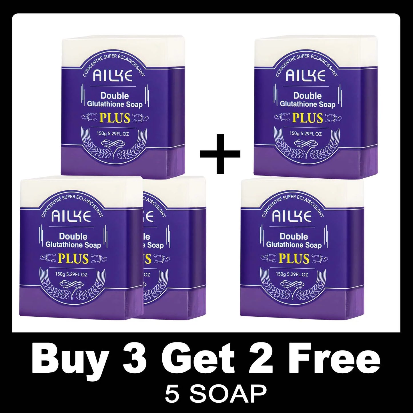 AILKE Skin Lightening Bleaching Cream, Remove Melanin, Black Spots, Cleaning, For Dark Skin, Black Skin, And Caramel Skin