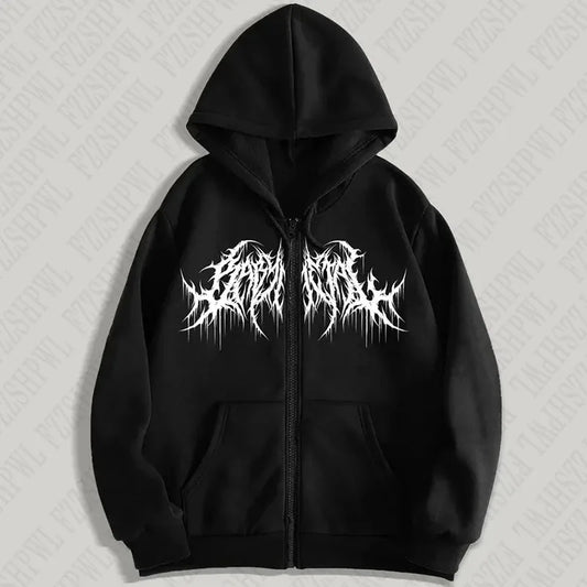 [INDUSTRY] Y2K Gothic Graphic Hoodie