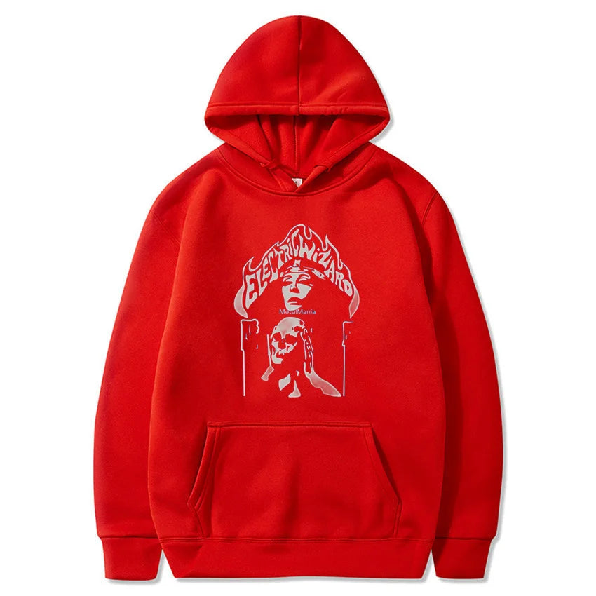 [INDUSTRY] Fleece Eletric Wizard Graphic Hoodie