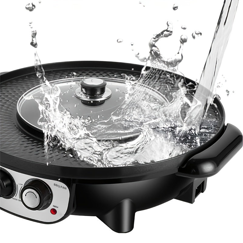 Electric Smokeless BBQ Grill and Hot Pot Duo
