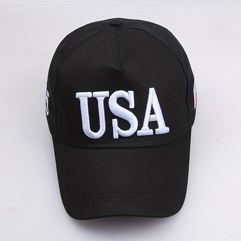 [INDUSTRY] Premium USA Themed Embroidered Cotton Baseball Cap