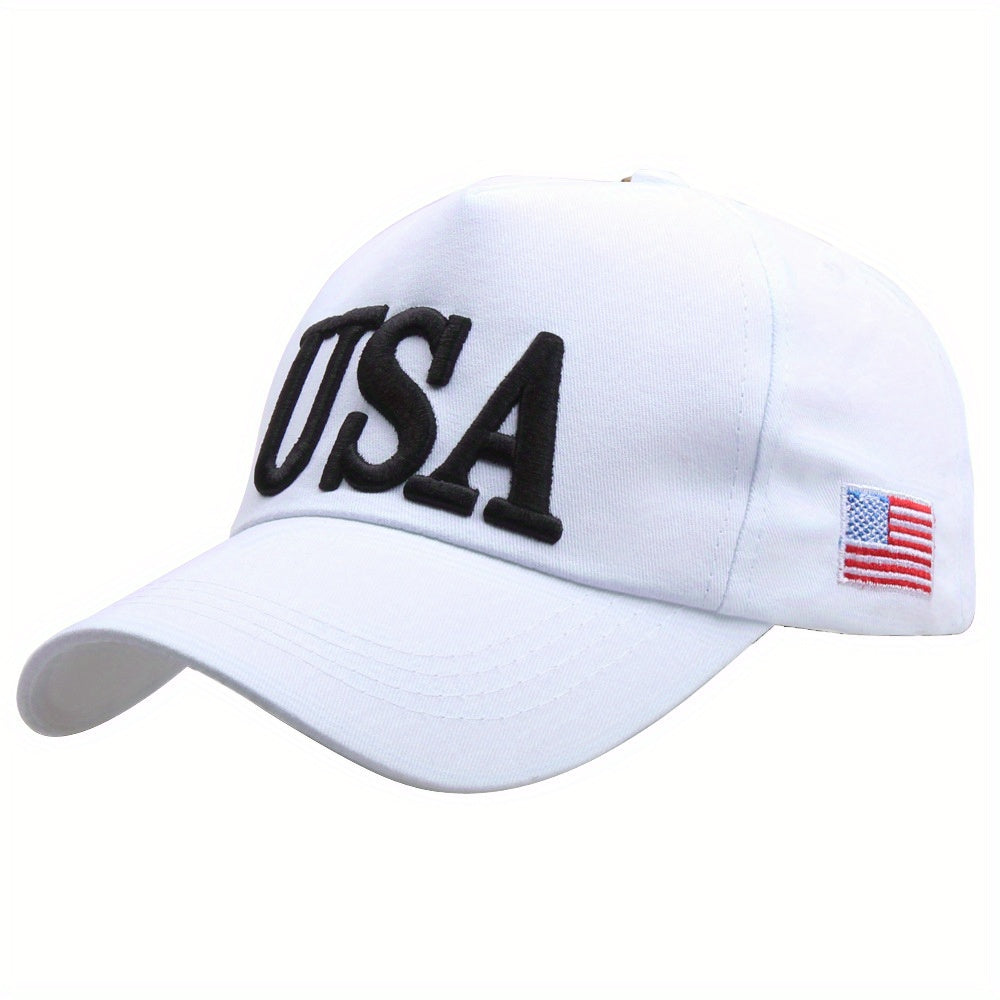 [INDUSTRY] Premium USA Themed Embroidered Cotton Baseball Cap