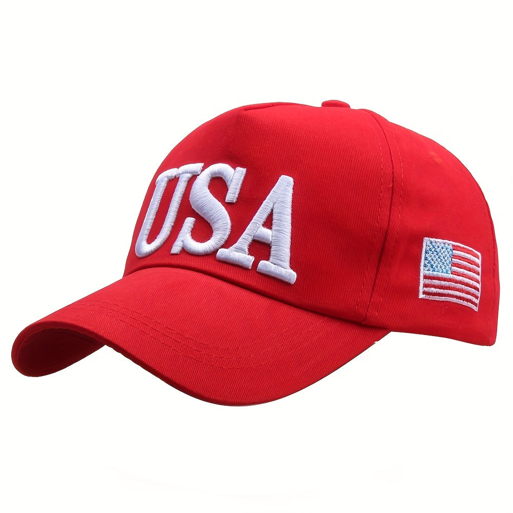 [INDUSTRY] Premium USA Themed Embroidered Cotton Baseball Cap